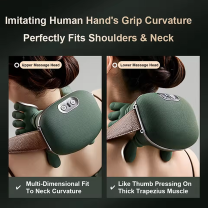 Masajeador de Cuello con Calor Terapéutico - Alivio Cervical Profesional